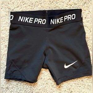 Big Girl Small Nike Pro shorts